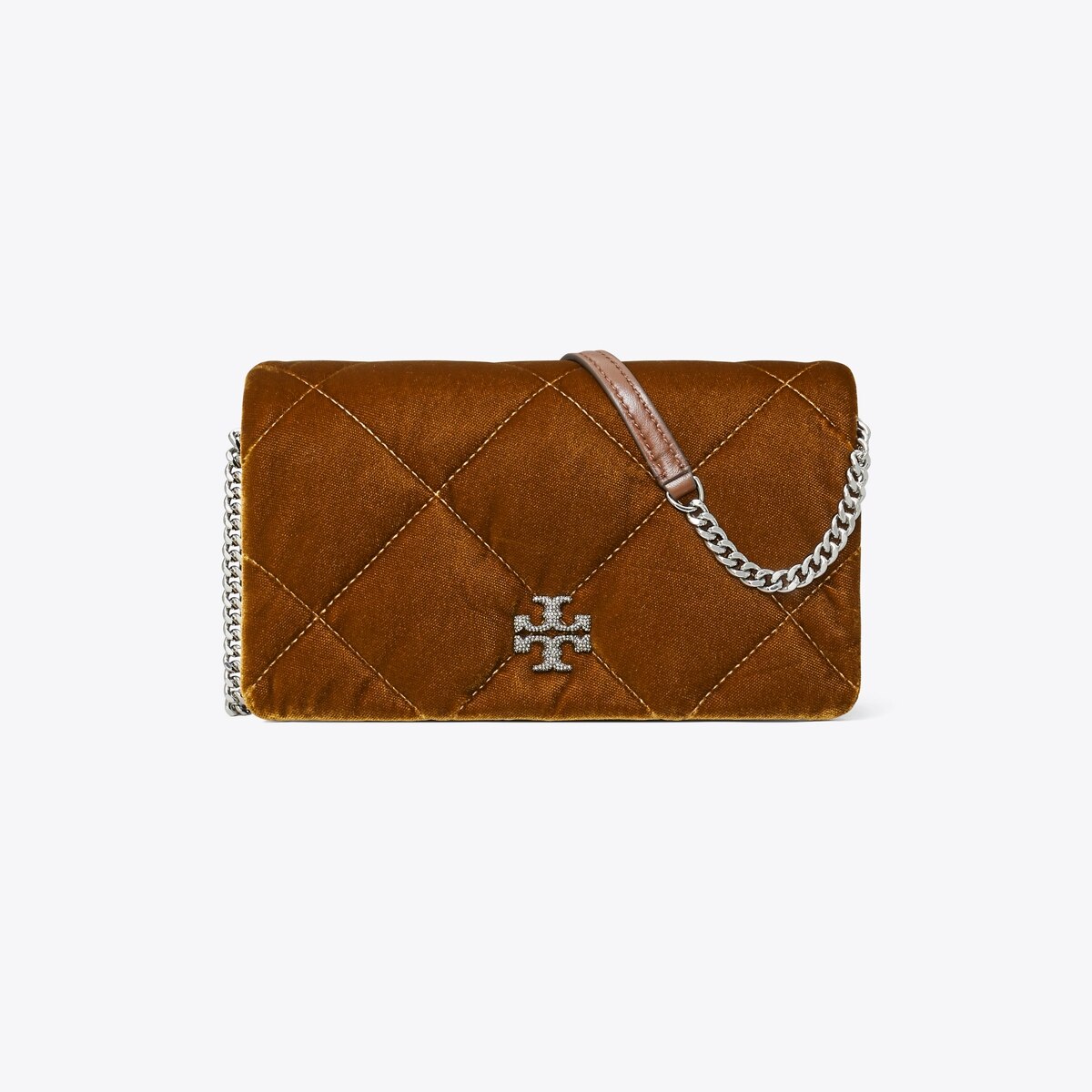 Kira Diamond Quilt Velvet Crossbody: Women's Designer Crossbody