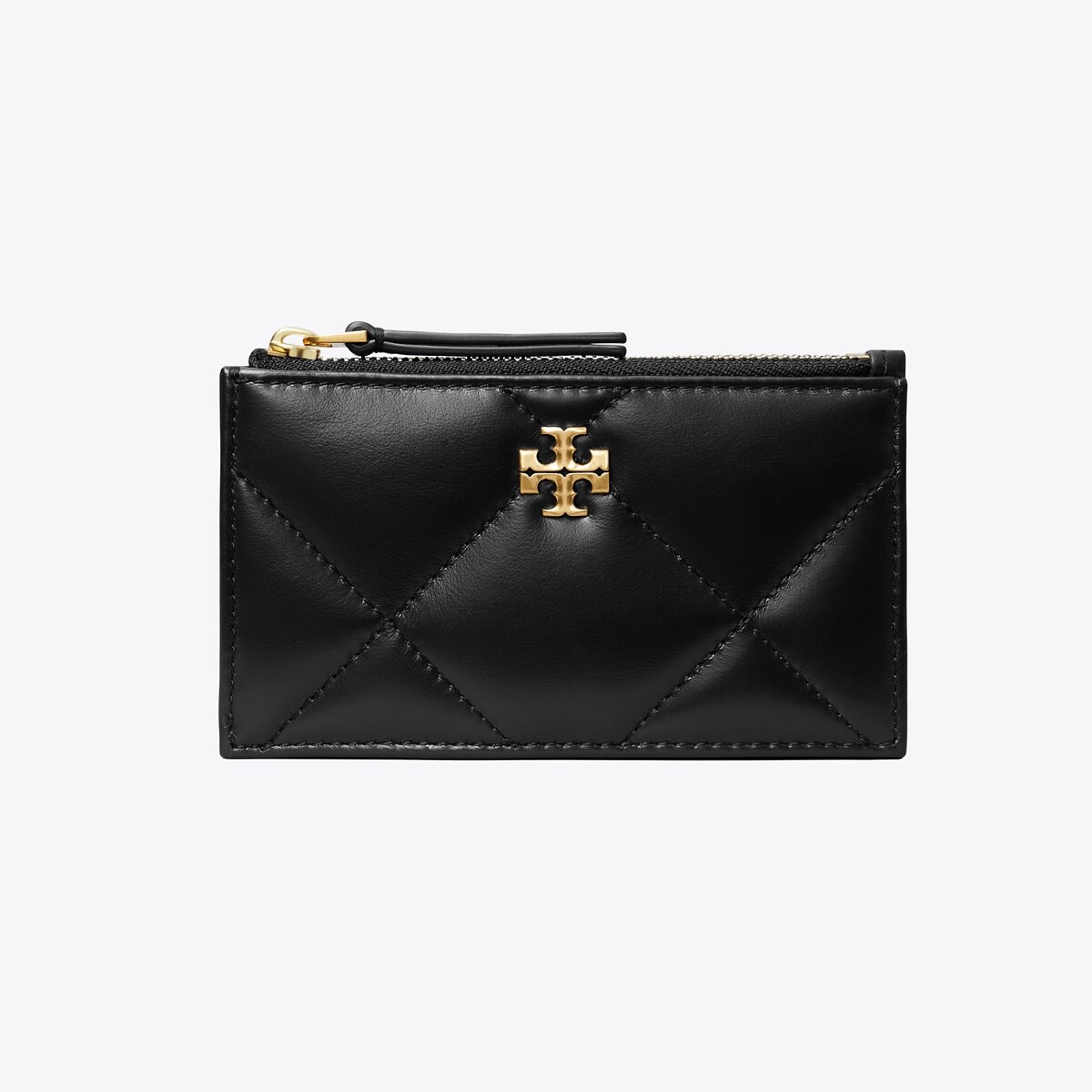 Kira Diamond Quilt Zip Card Case: Women's Designer Card