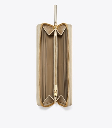 ⭐︎タイムセール⭐︎トリバーチ　長財布　グレージュ　新品未使用 TORY BURCH(トリーバーチ) 長財布美品 - グレーベージュ レザー - メルカリ