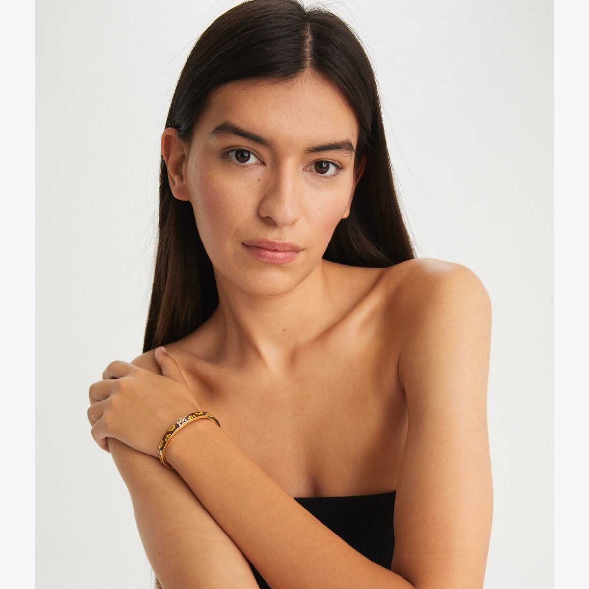 Kira Enamel 7mm Bracelet: Women's Designer Bracelets | Tory