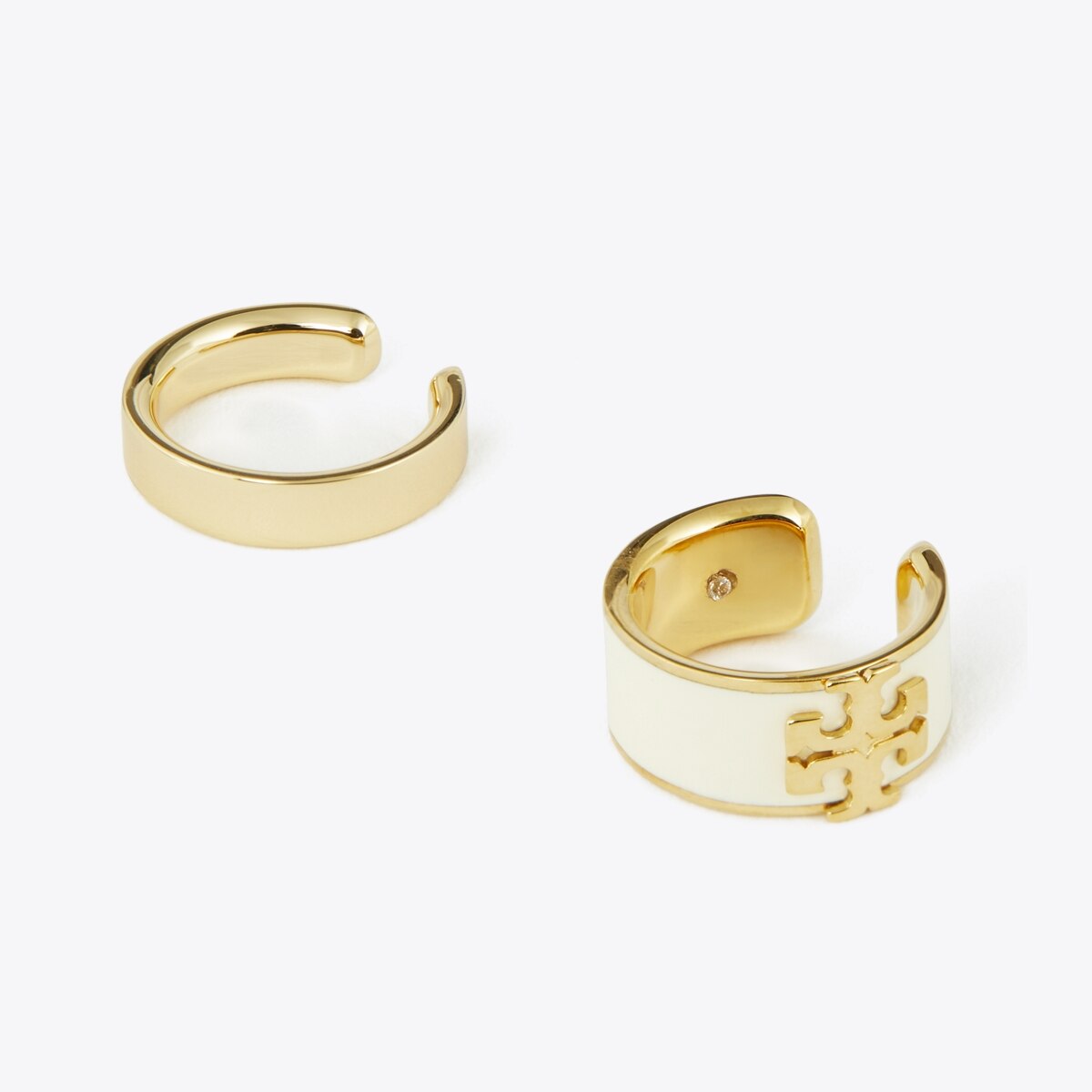 新作 Tory Burch Beaded Ear Cuff Set 164171 Pearl Threader And Ear Cuff: Women's Jewelry | Earrings