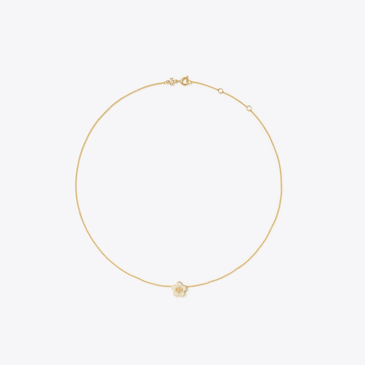 Kira Enamel Flower Pendant Necklace: Women's Jewelry | Necklaces 