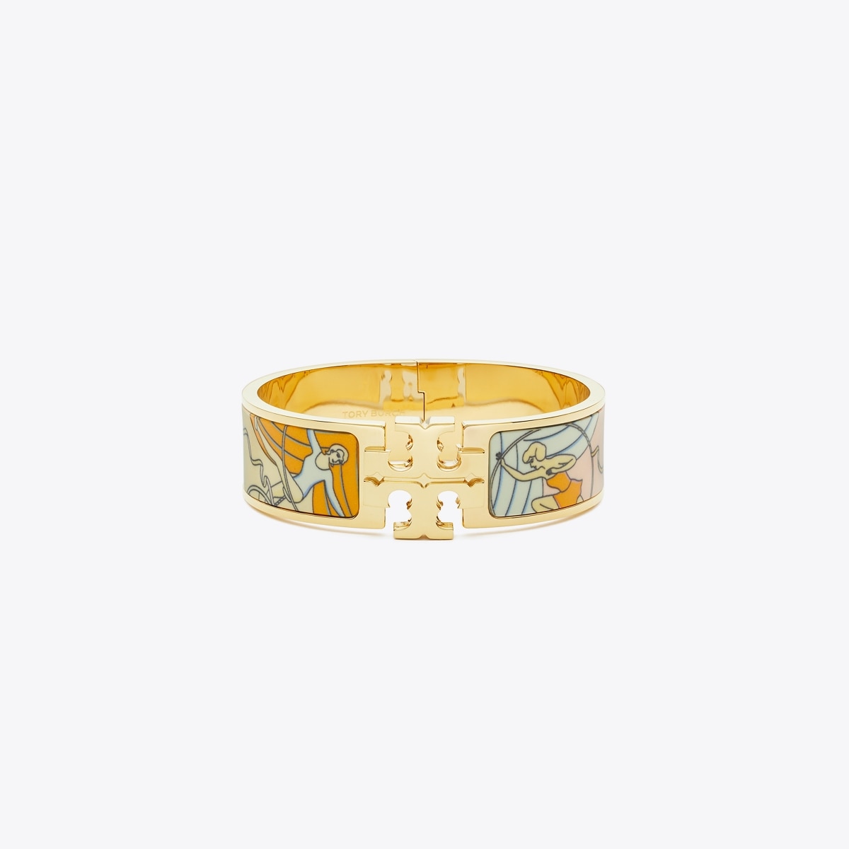 Tory Burch バングル ホワイト・ゴールド メタル・エナメル 付属