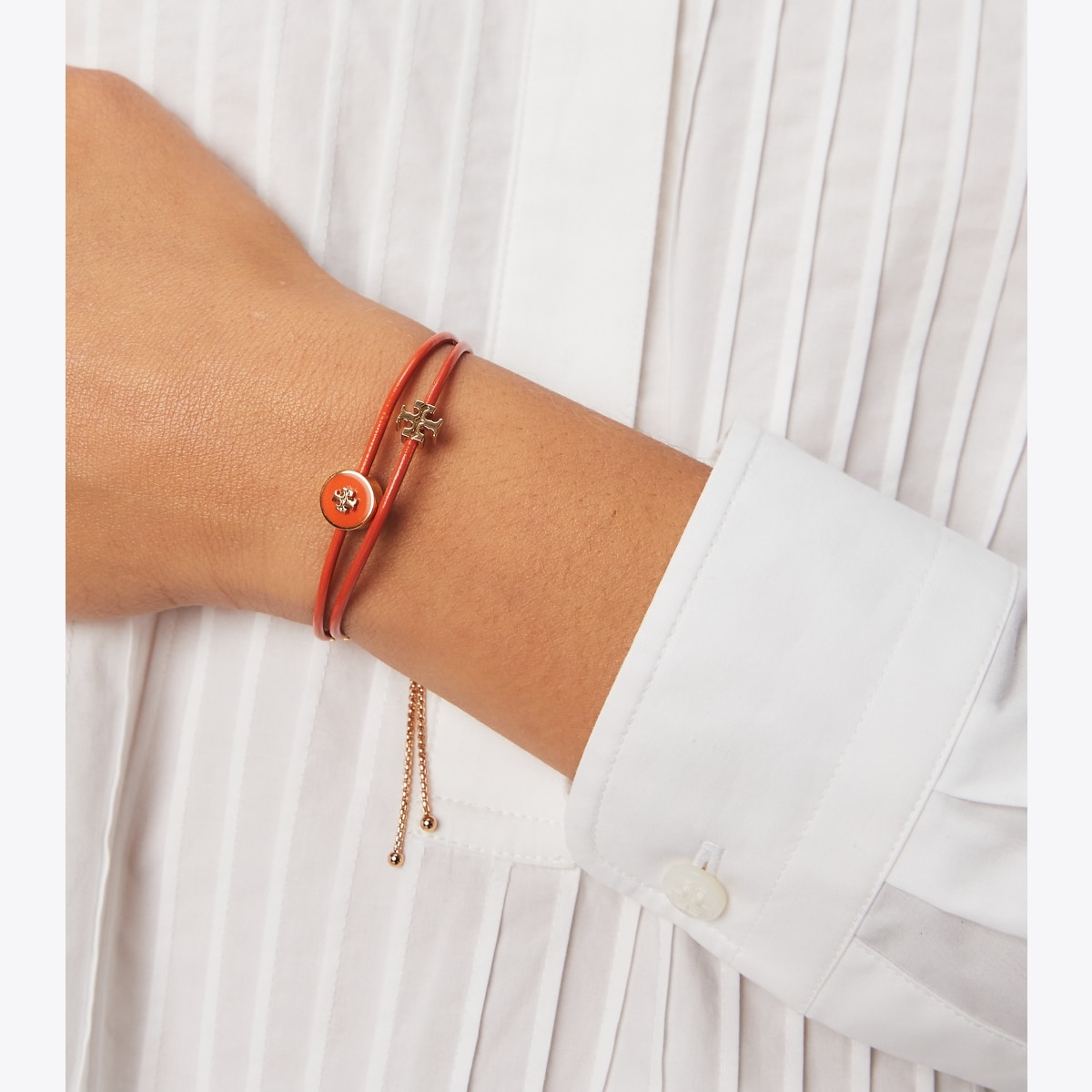 Kira enameled slider bracelet discount