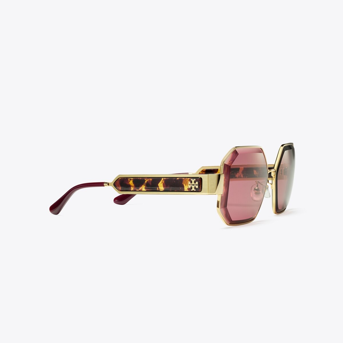 Kira Faceted Geometric Sunglasses: Women display picture 3