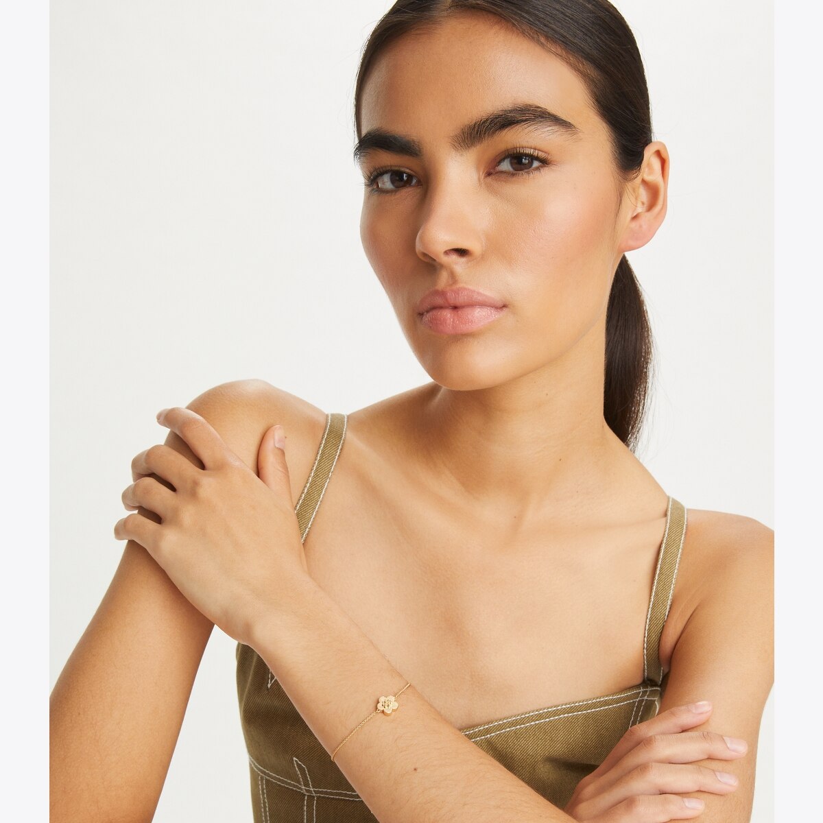TORY BURCH インターロッキング ウィッシュボーン ブレスレット Tory Burch インターロッキングウィッシュボーン ブレスレット