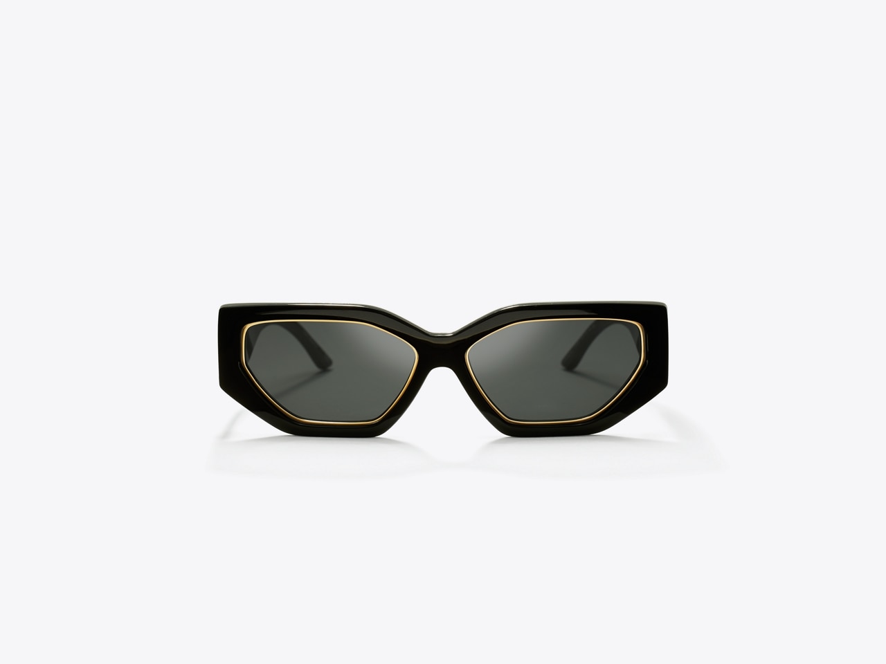 Tory Burch Kira Cat-eye Sunglasses in White