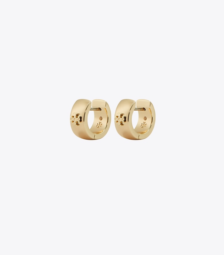 Tory Burch designer イヤリング＆ピアス キラ ハギー ピアス in Tory Gold front