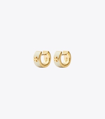 ピアス [ Tory Burch ] SMALL T MONOGRAM HOOP EARRING Small T Monogram Hoop Earring: Women's Designer Earrings
