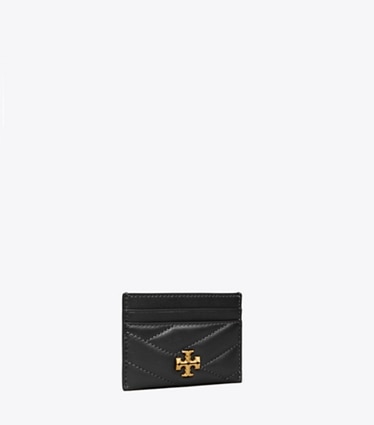 Tory Burch designer kartenetuis Kira Kartenetui mit Chevron-Steppung in Black angle
