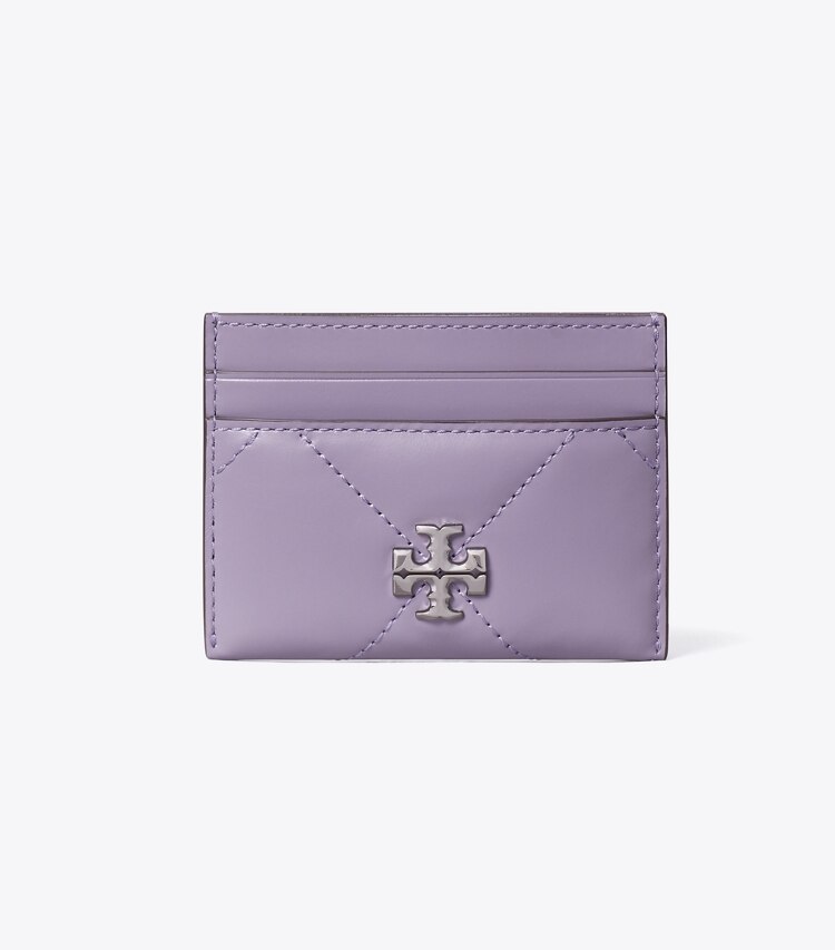 Tory Burch designer kartenetuis Kira Kartenetui mit Chevronmuster und Rautensteppung in Lavender front