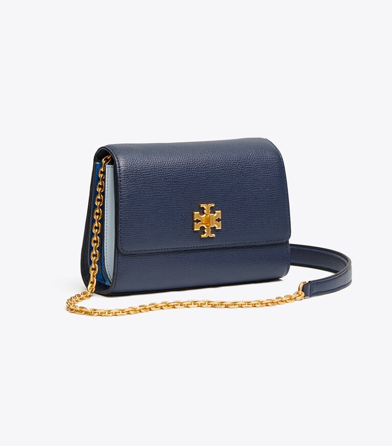 Tory Burch Logo Shoulder outlet Bag Navy