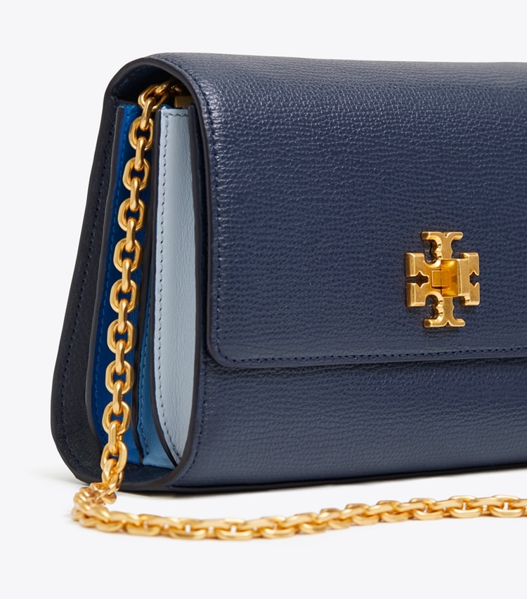 Tory Burch designer mini bags Kira Mini Bag in Royal Navy detail