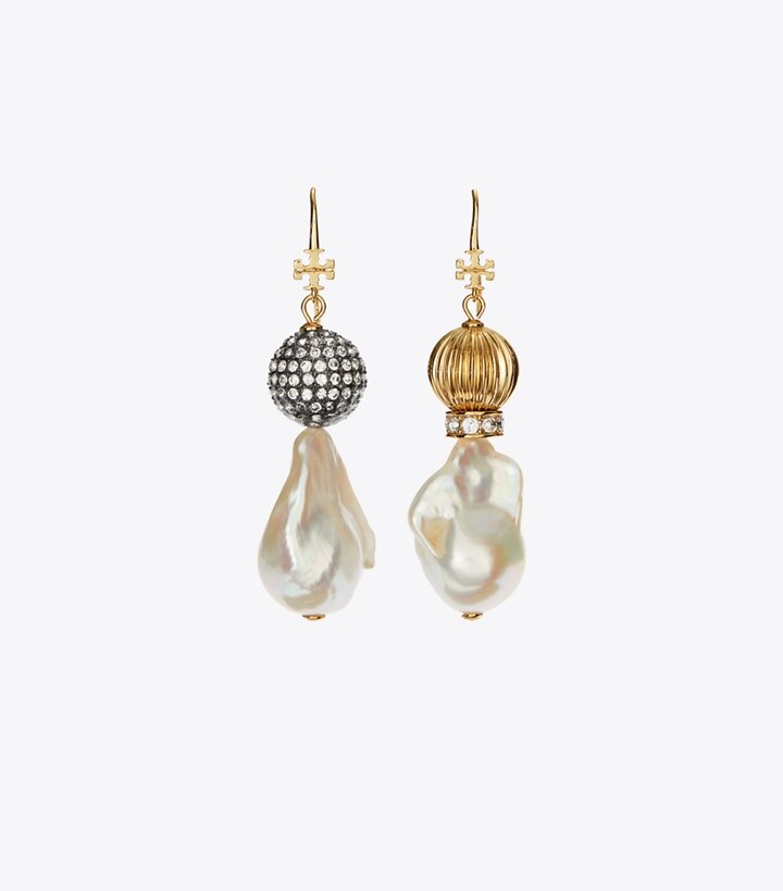 Kira Mismatched Pearl Drop Earring: Women's Jewelry | Earrings | Tory Burch  UK