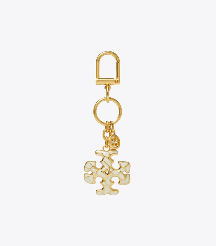 Kira Mosaic Pearl Key Ring: Women's Designer Bag Charms & Key Rings