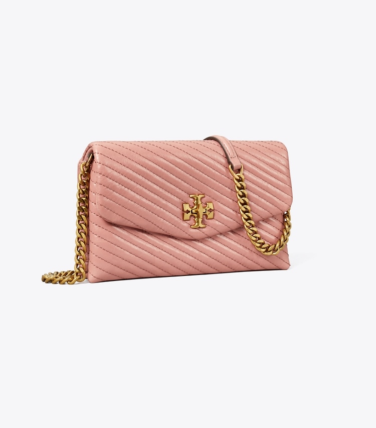 Fendi Graphy Leather Wallet On Chain in Pink