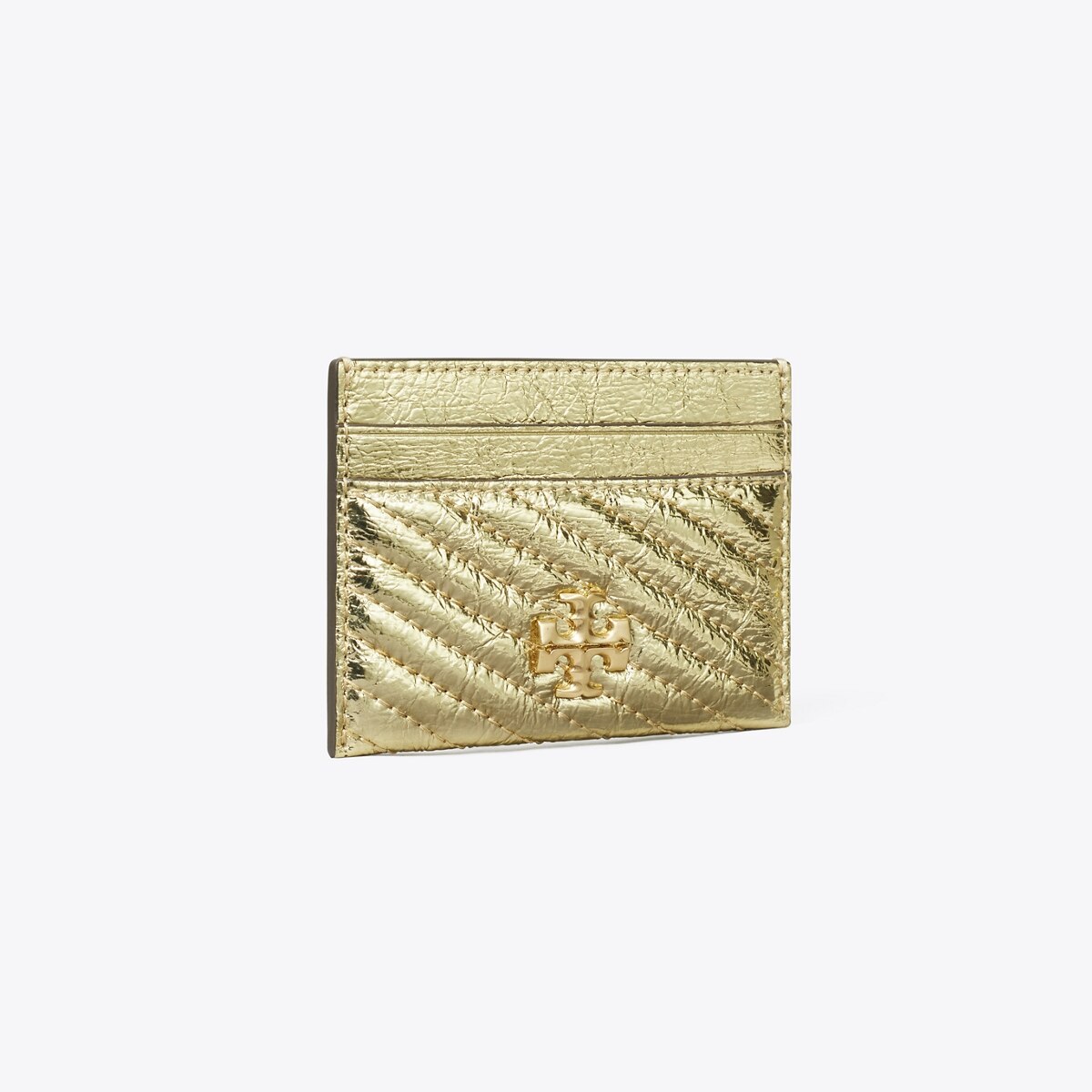Kira Moto Quilt Metallic Card Case: Women's Wallets & Card