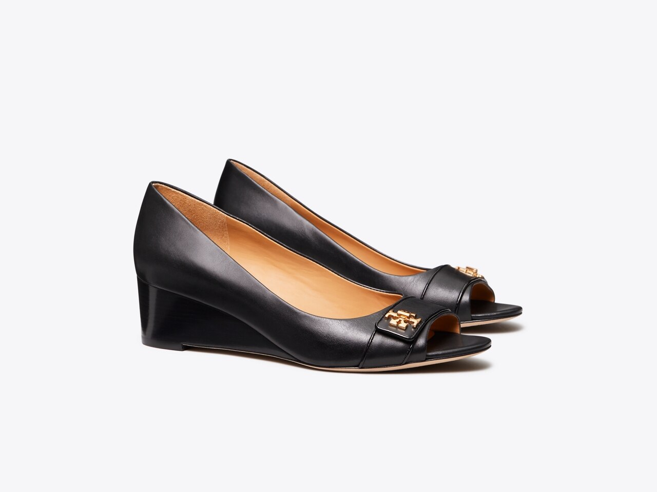 Tory burch hot sale wedges black