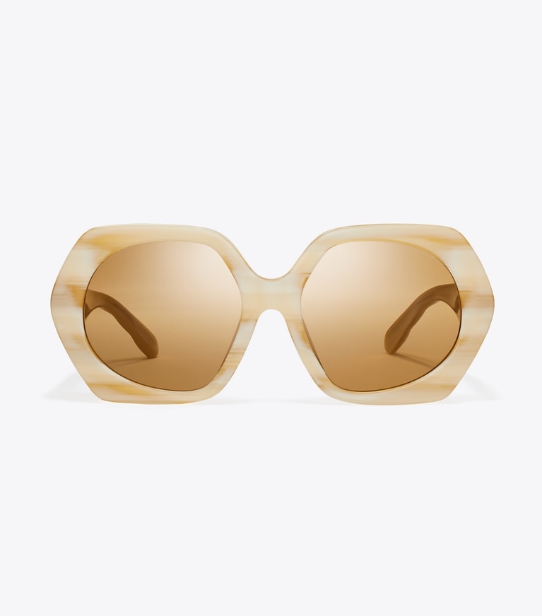 Kira Oversized Geometric Sunglasses
