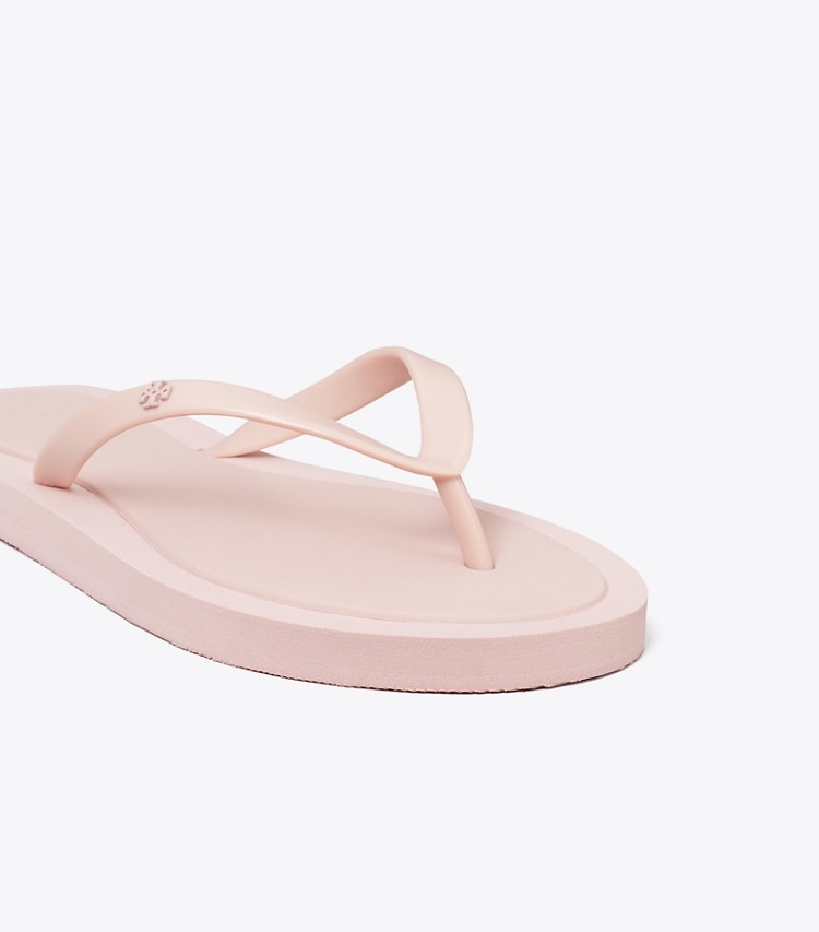 Tory Burch designer sandals Kira Padded Flip-Flop in PINK MEADOW detail