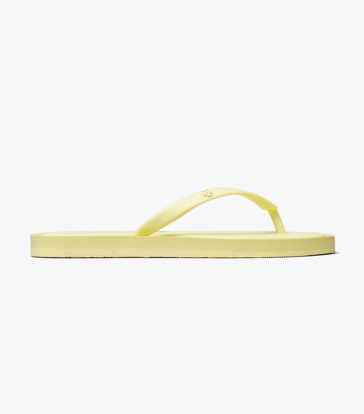 Tory Burch designer sandals Kira Padded Flip-Flop in SOFT YELLOW / SOFT YELLOW side