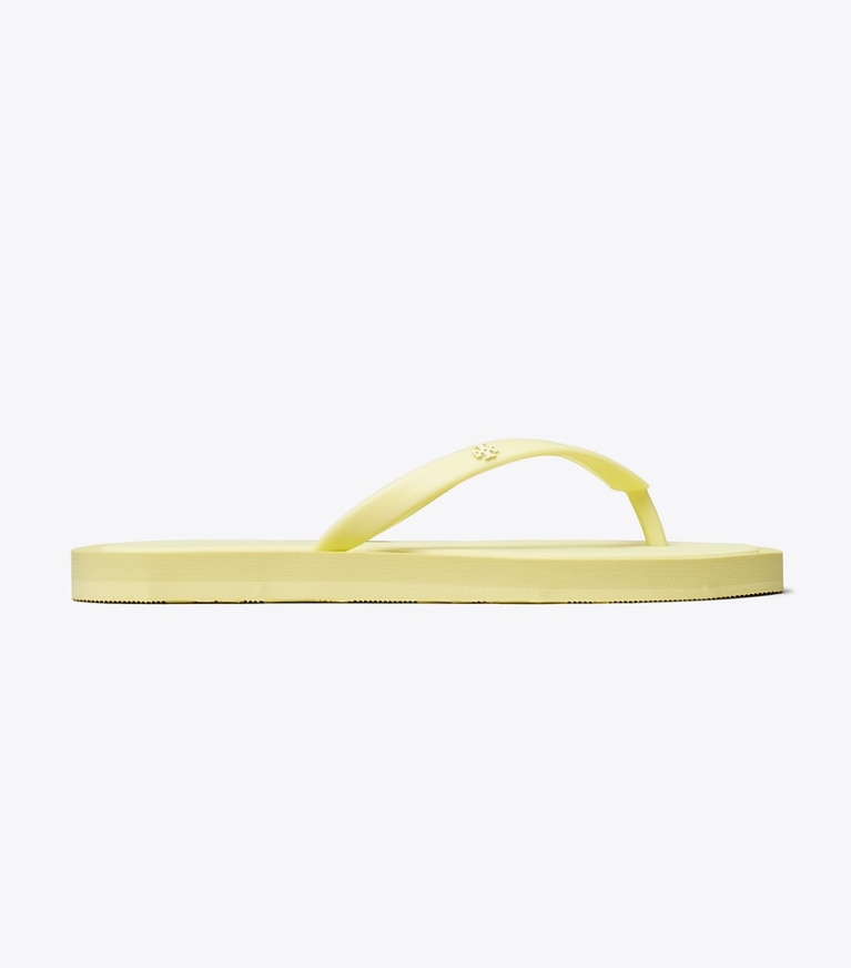 Tory Burch designer sandals Kira Padded Flip-Flop in SOFT YELLOW / SOFT YELLOW side
