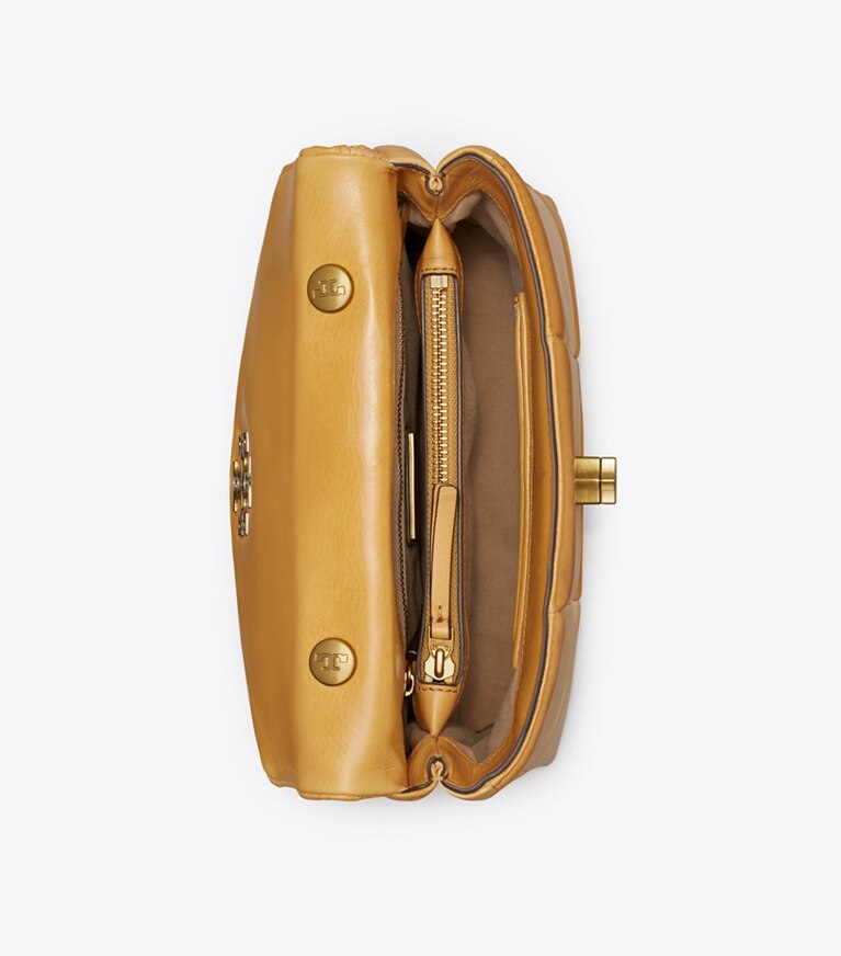 Tory Burch designer satchels Kira Patchwork Small Top-Handle Satchel  in GOLDEN STRAW MIX angle
