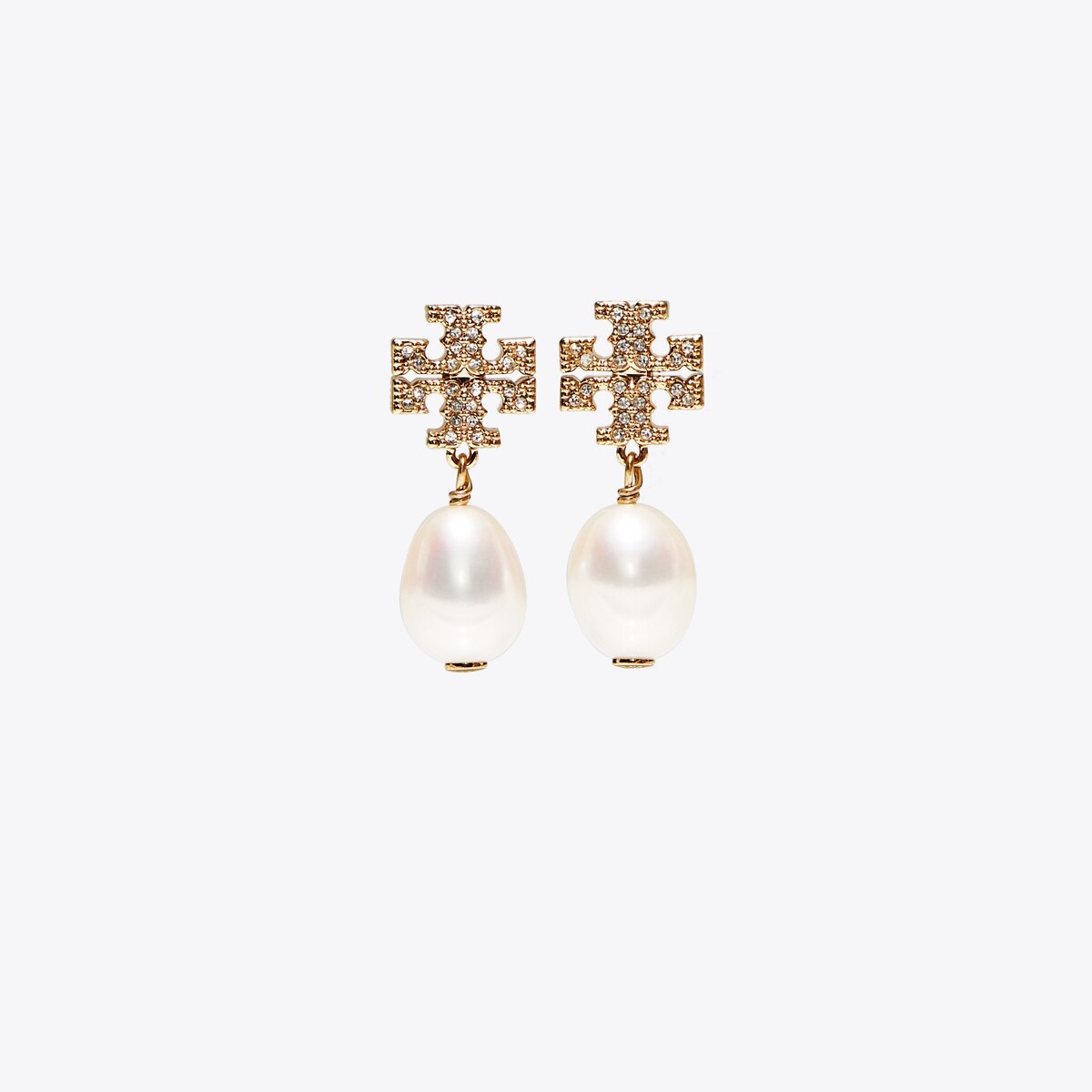 Tory store Burch Britten Pave Drop Earrings