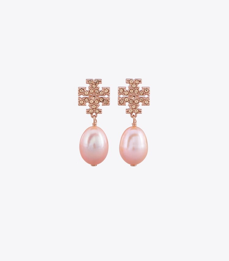 Kira Pavé Pearl Drop Earring: Women's Jewelry | Earrings | Tory