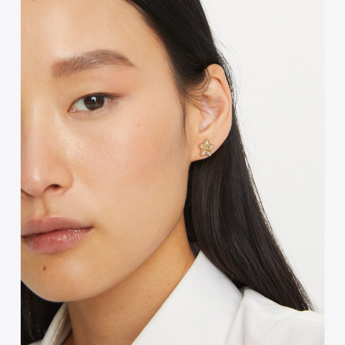 Kira Pavé Star Stud Earring: Women's Designer Earrings