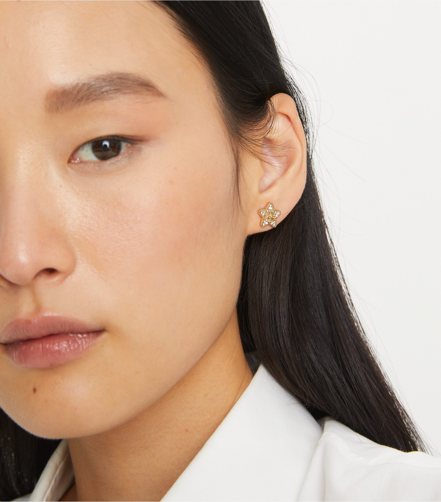 Kira Pavé Star Stud Earring