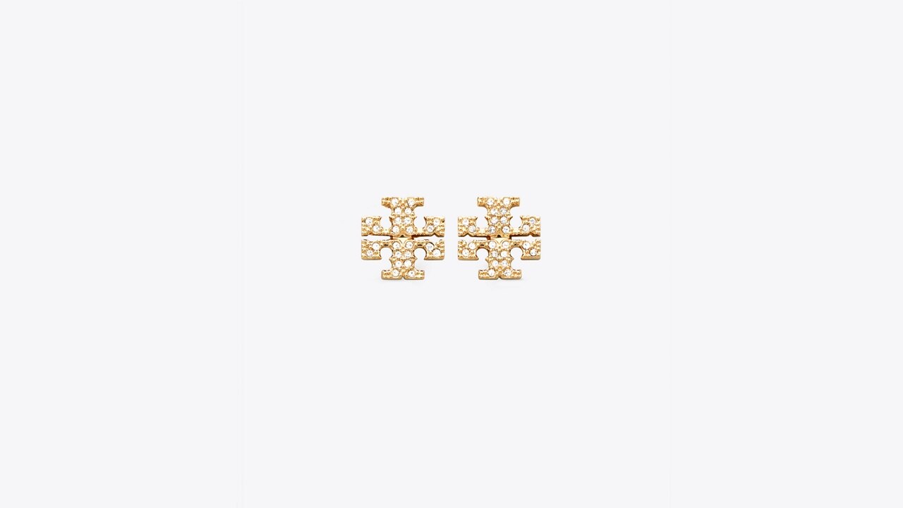 Kira Pavé Stud Earring: Women's Jewelry | Earrings | Tory Burch EU