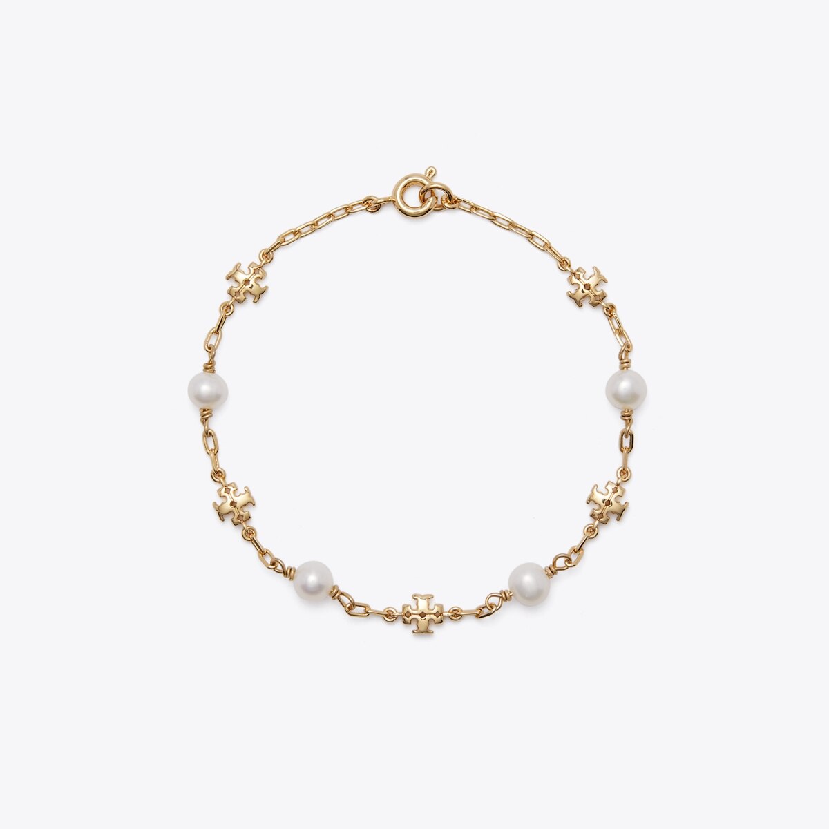 Kira Pearl Chain Bracelet: Women's Designer Bracelets | Tory Burch