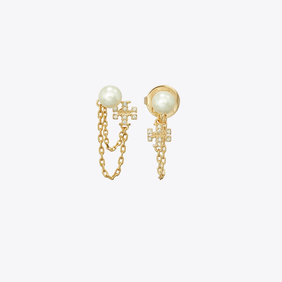 Shop Tory Burch Kira 18K-Gold-Plated, Imitation Pearl & Glass