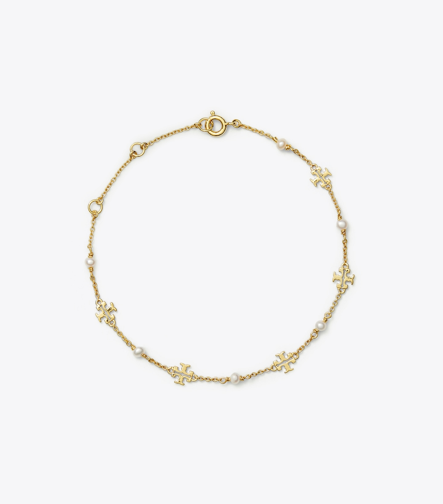 Kira Pearl Delicate Chain Bracelet