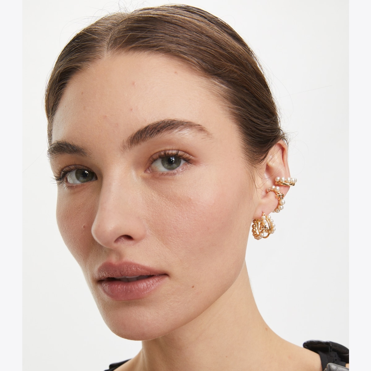 Kira Pearl Ear Cuff Set: Women's Designer Earrings | Tory Burch