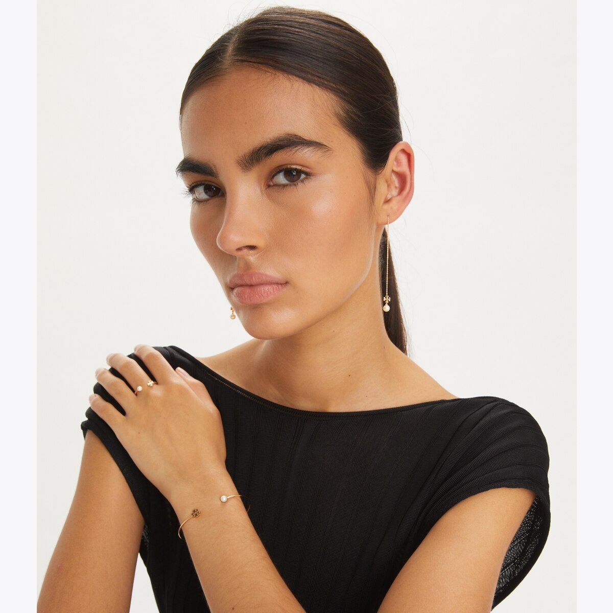 Kira Pearl Long Earring: Women's Jewelry | Earrings | Tory