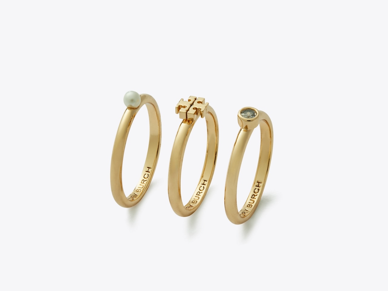 Tory Burch 'Kira' ring with logo, Women's Jewelery