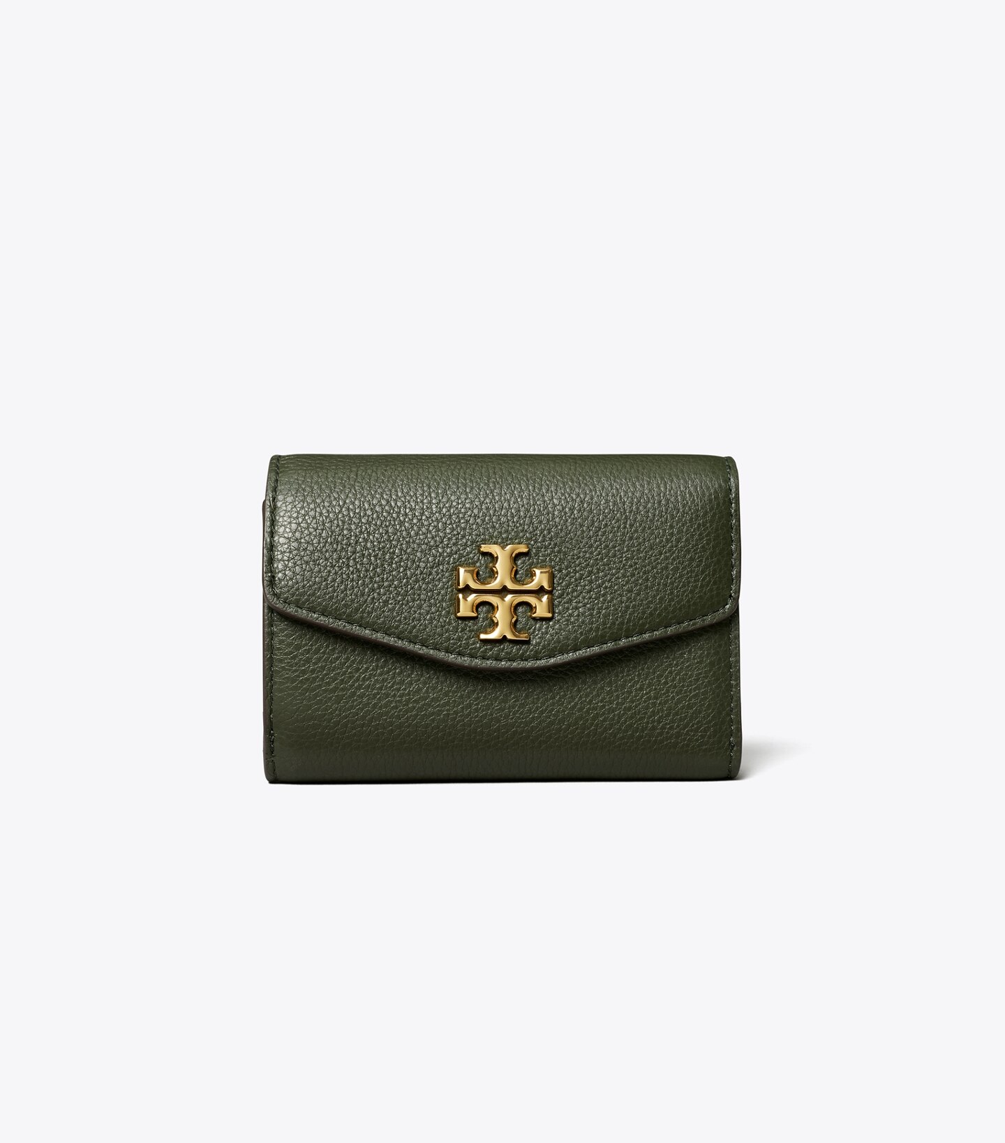 Kira Pebbled Medium Flap Wallet