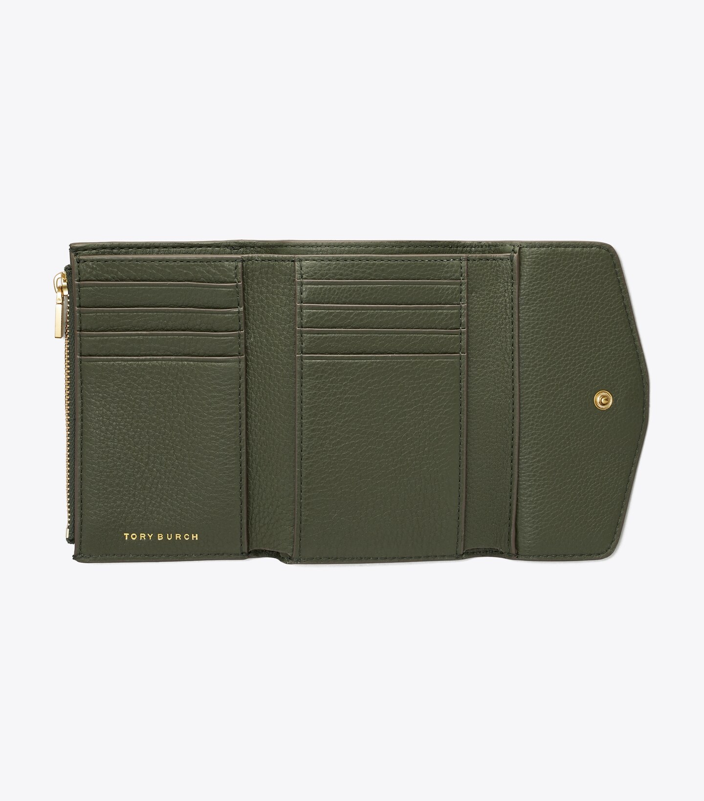 Kira Pebbled Medium Flap Wallet