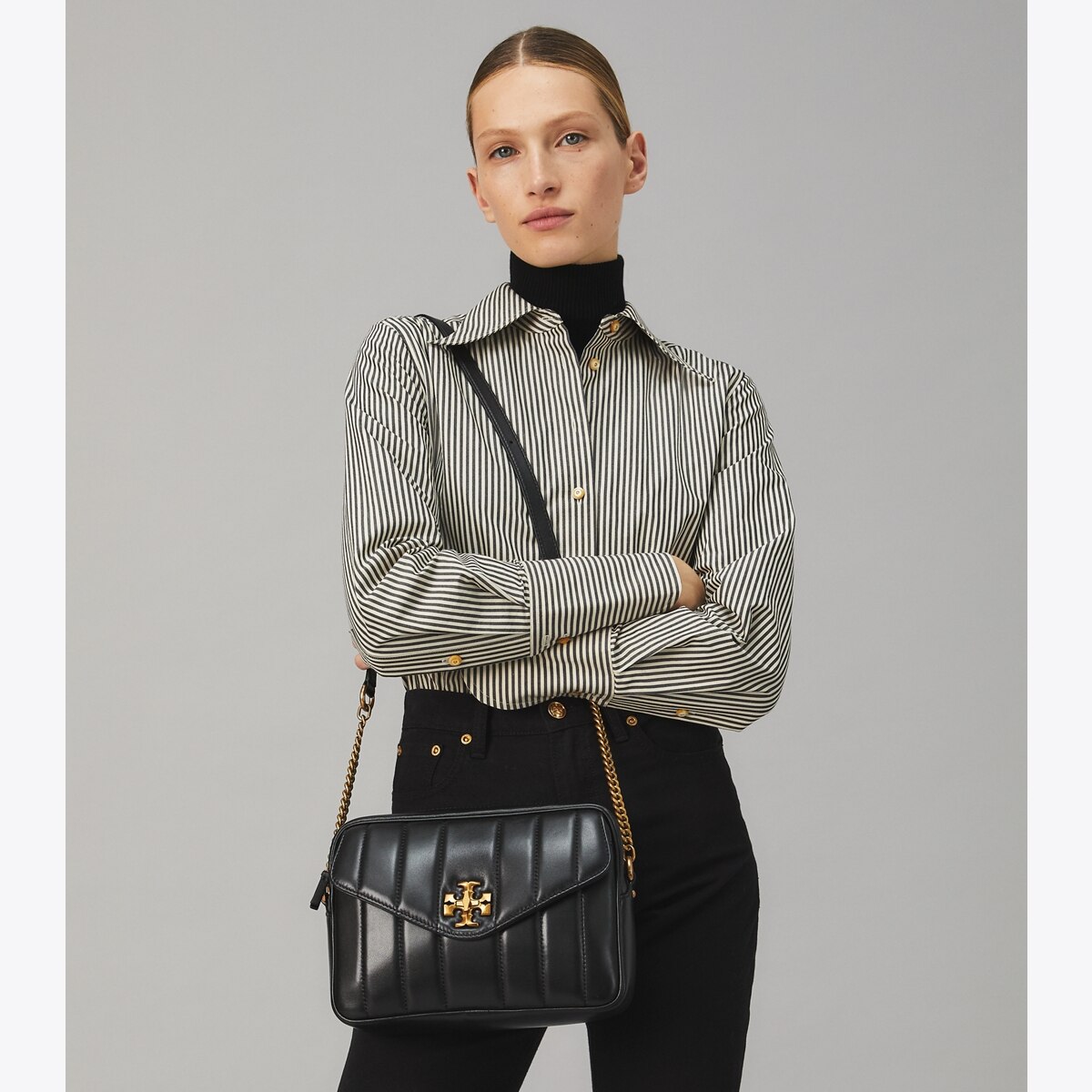 Kira Quilted Camera Bag: Women