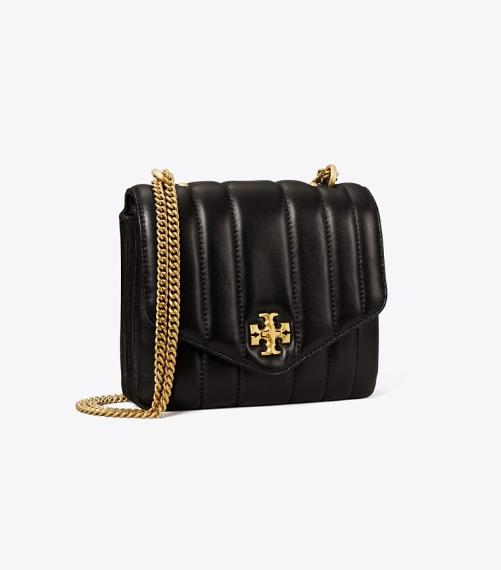 Arriba 46+ imagen tory burch black quilted purse