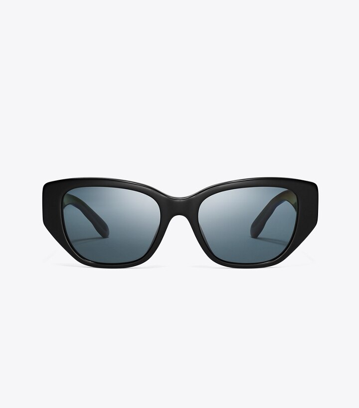 Gucci 53mm Rectangle Sunglasses in Black