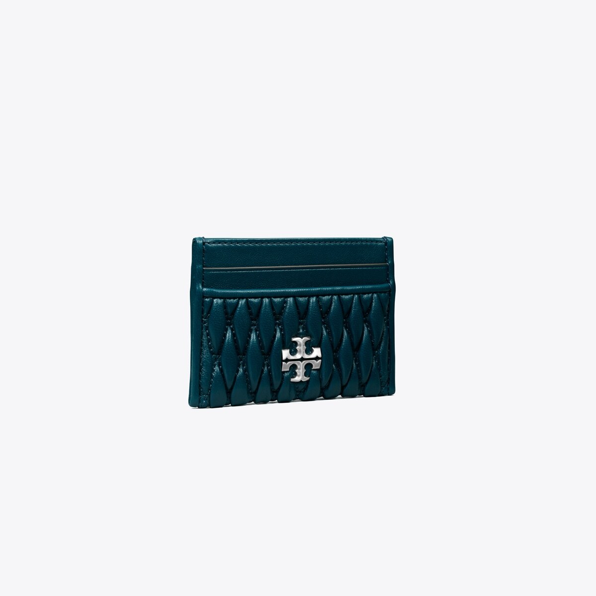 【送料&関税込】Tory Burch Kira llic Leather Card Holder Kira Card Case: Women's Designer Card Cases | Tory Burch