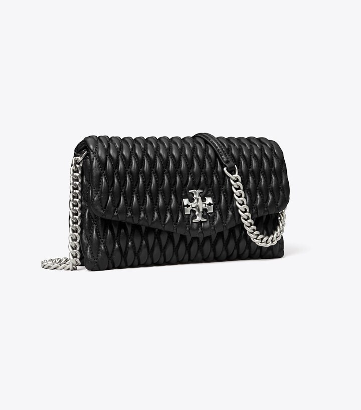 Kira Ruched Chain Wallet: Women's Designer Mini Bags | Tory Burch