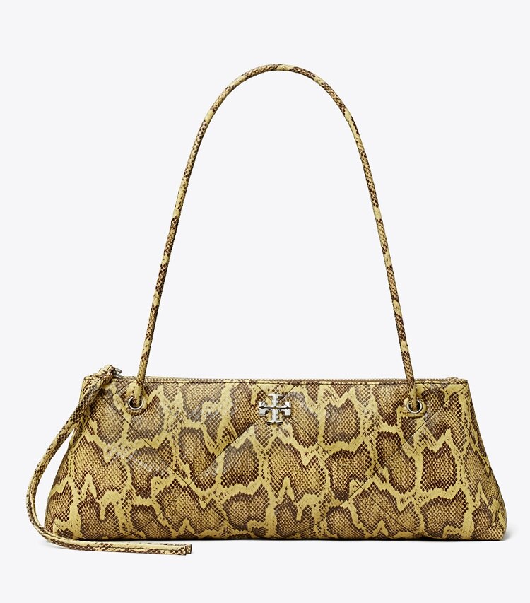 Tory Burch designer schultertaschen Kira Schultertasche im Querformat mit Rautensteppung in Multi front