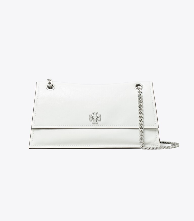 Tory Burch designer schultertaschen Kira Schultertasche mit Drehverschluss in BIANCO angle