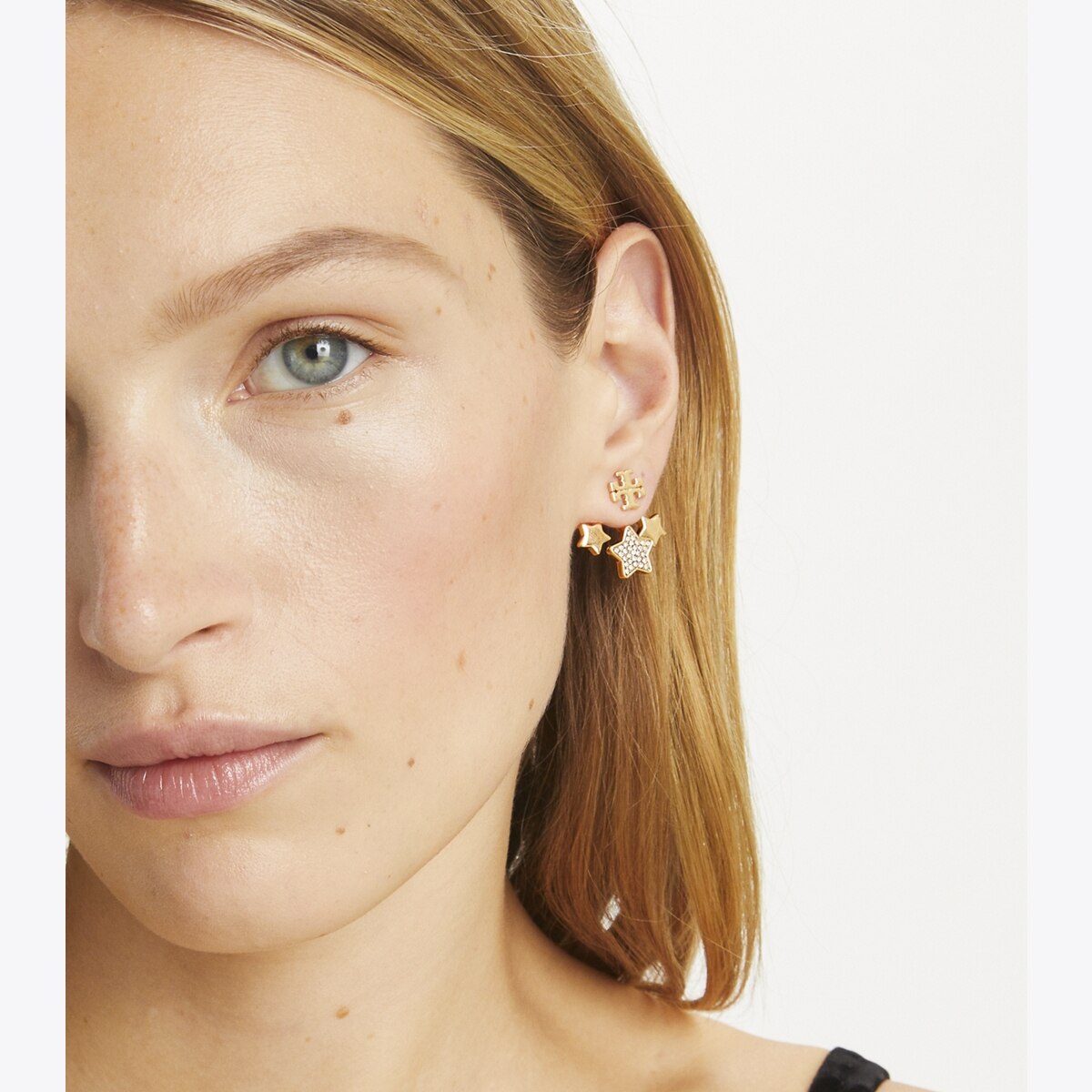 【TORY BURCH】高見え ★ マット GOLD ☆ ヴィンテージ感 がイイ Kira Shooting Star Earring: Women's Designer Earrings | Tory