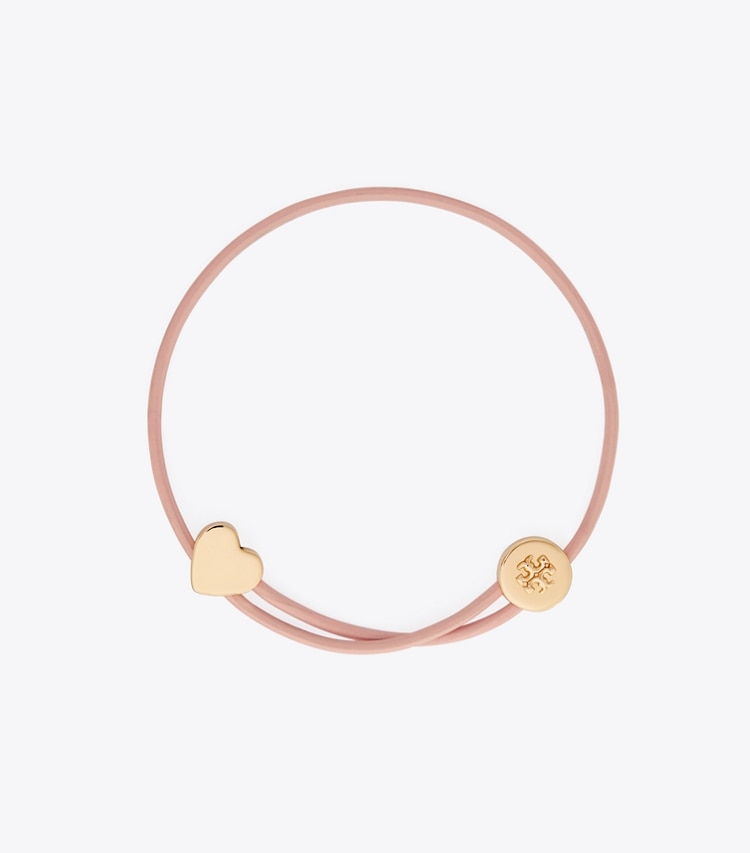 Tory Burch designer bracelets Kira Slider Bracelet in Tory Gold / BALLERINA PINK front
