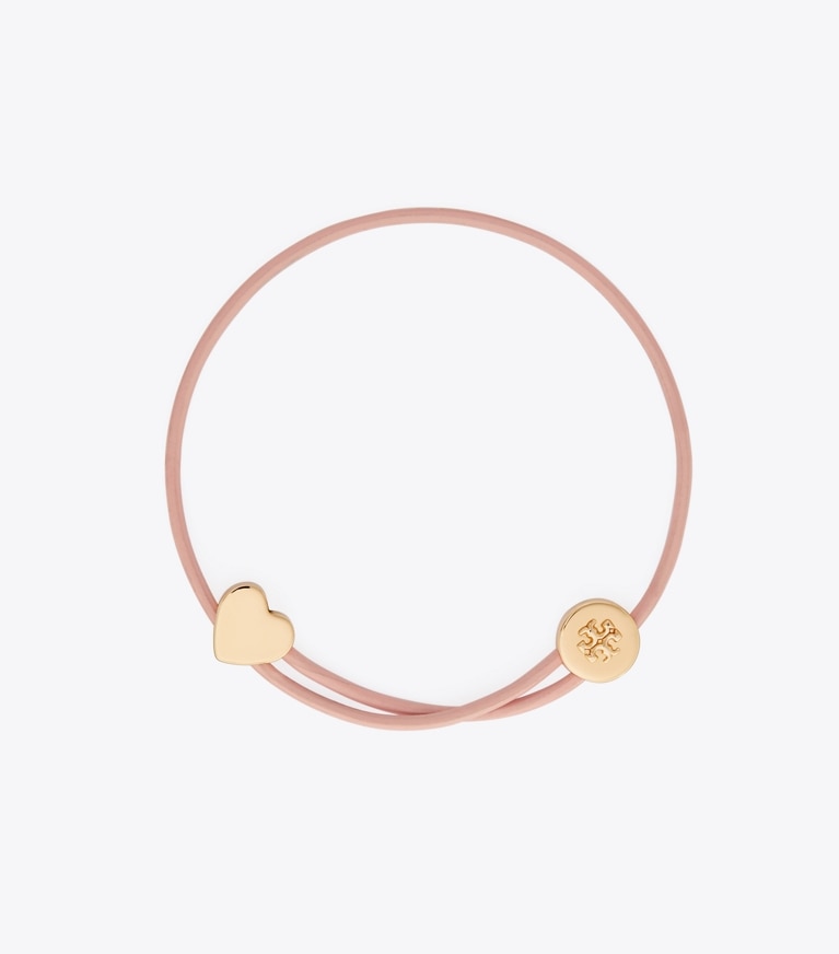 Tory Burch designer bracelets Kira Slider Bracelet in Tory Gold / BALLERINA PINK front